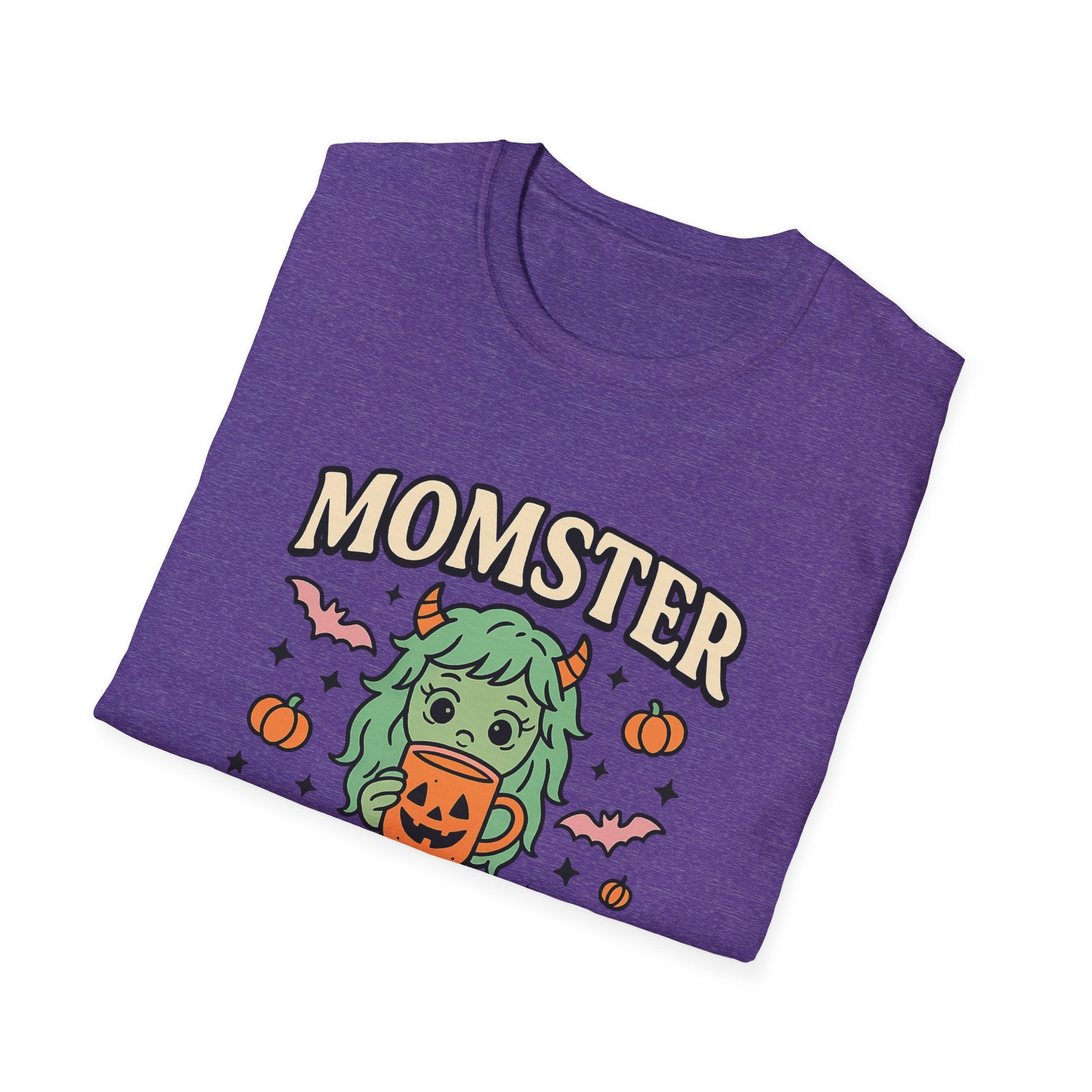 Momster Fueled by Pumpkin Spice & Caffeine – Halloween T-Shirt