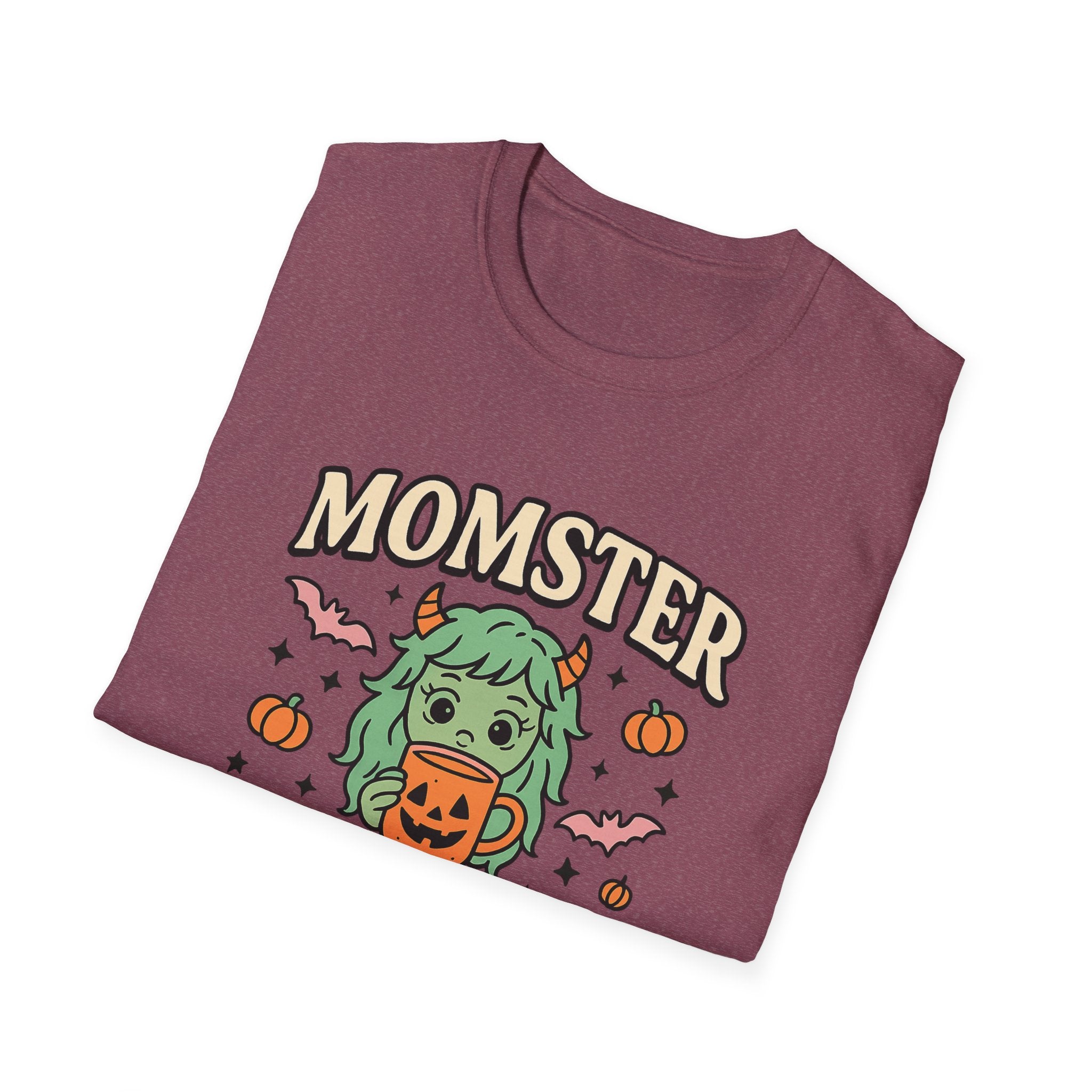 Momster Fueled by Pumpkin Spice & Caffeine – Halloween T-Shirt