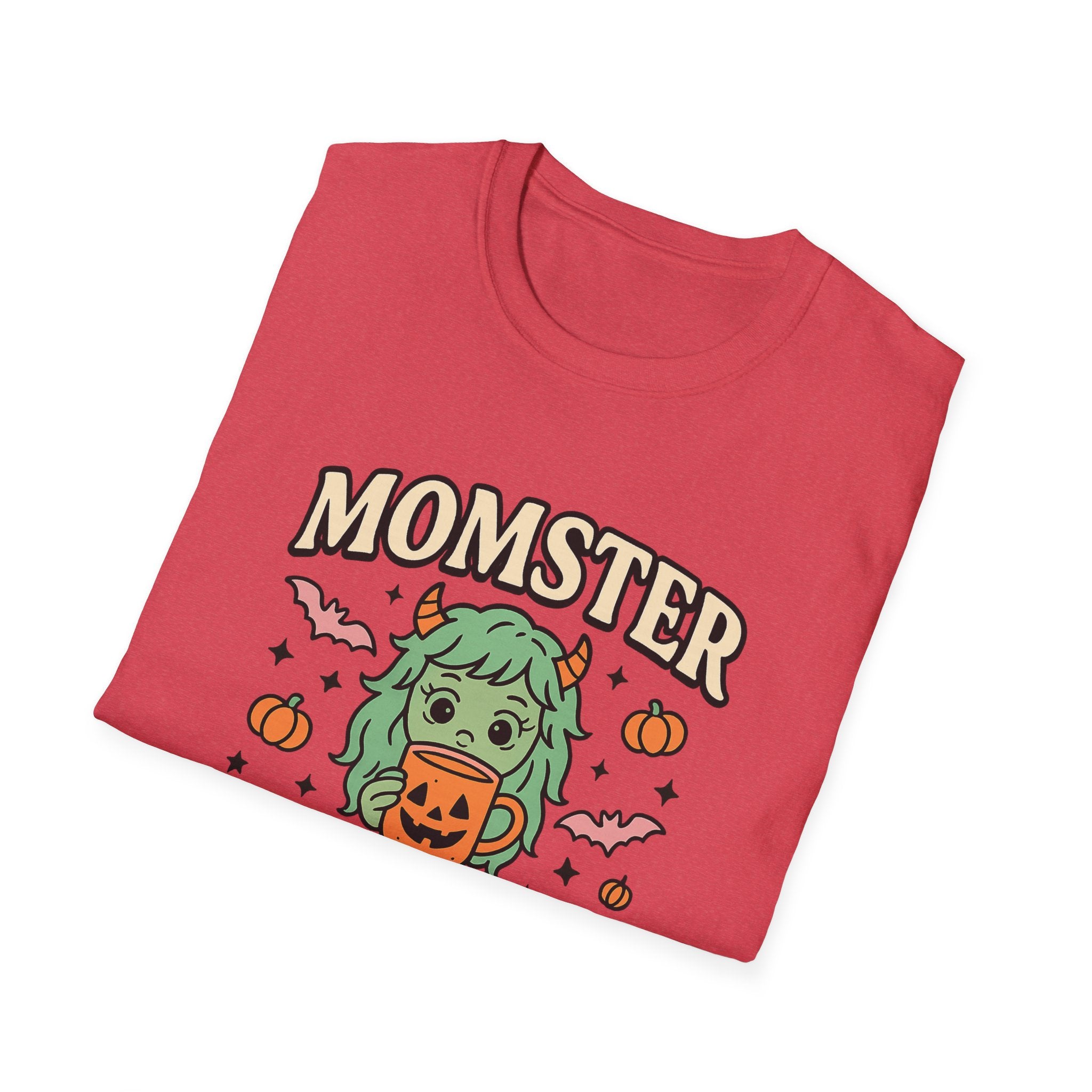 Momster Fueled by Pumpkin Spice & Caffeine – Halloween T-Shirt