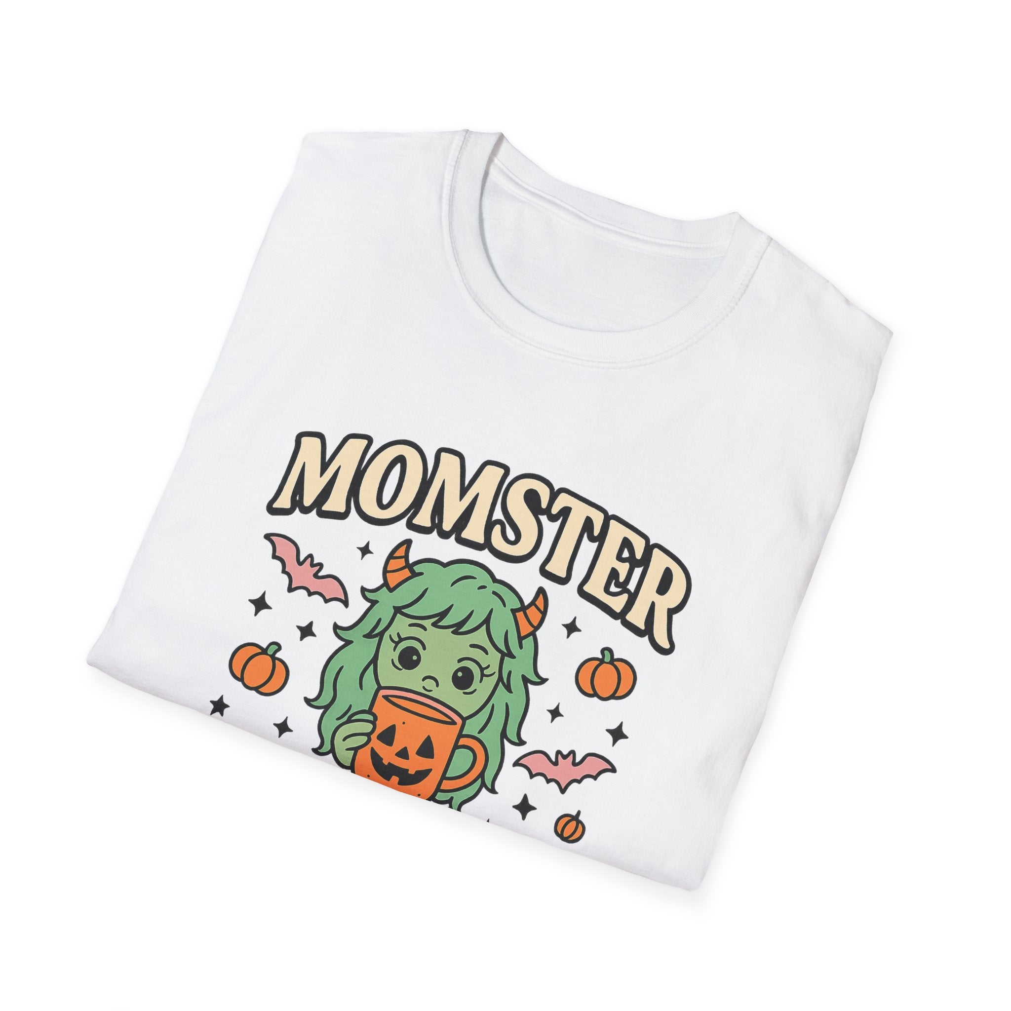 Momster Fueled by Pumpkin Spice & Caffeine – Halloween T-Shirt